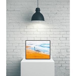 Man on Beach 8.5X11 Giclee Print